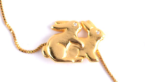 The cottontail embrace necklace