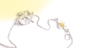 The cottontail embrace necklace